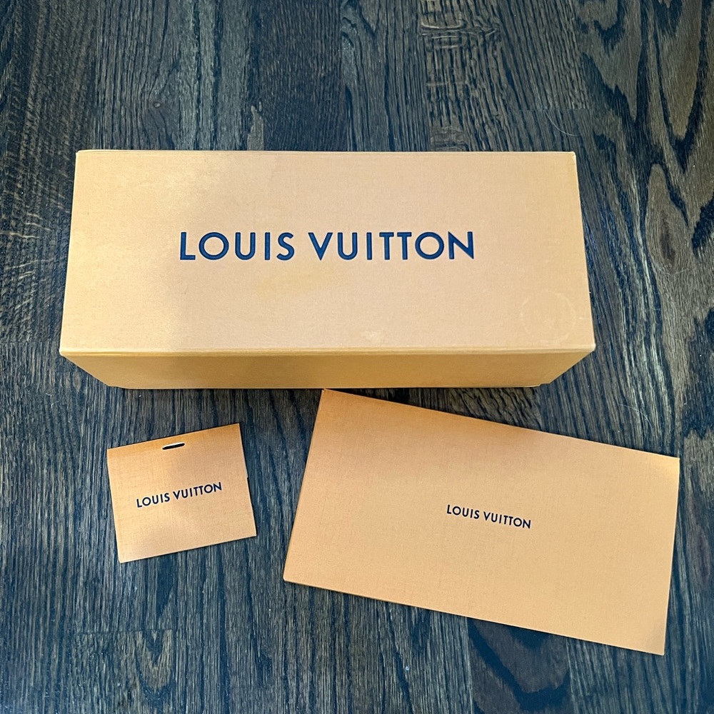 Louis Vuitton Signature Orange Box and Envelope Set (From Perfume)
